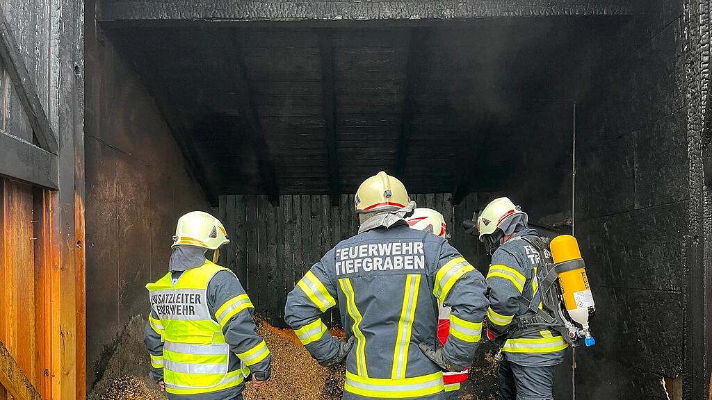 Industriebrand in Tiefgraben