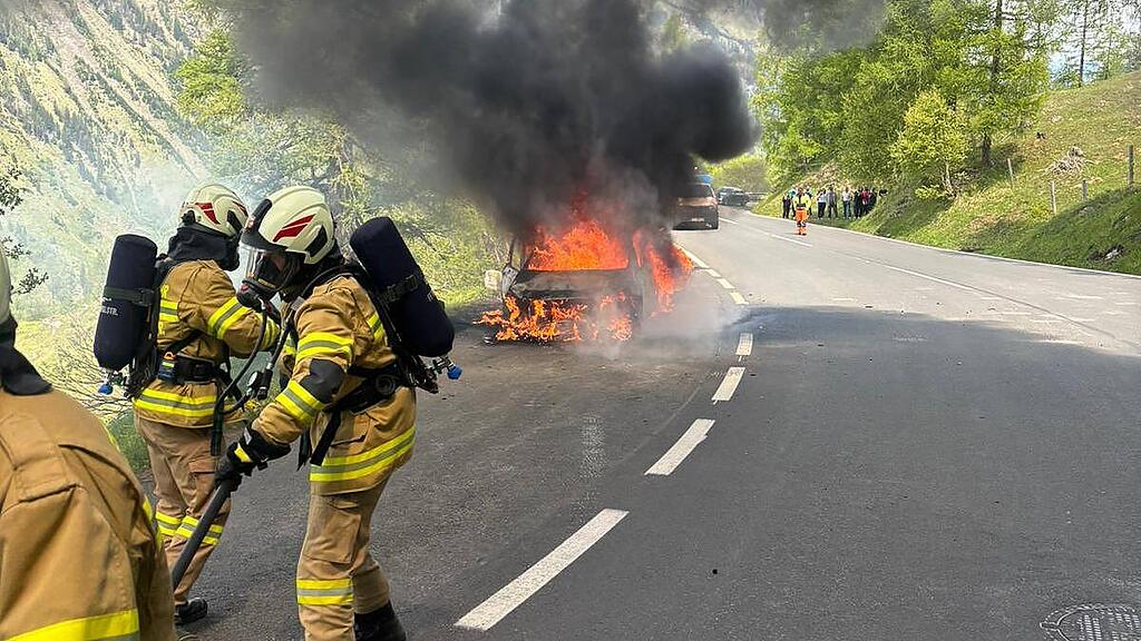Fahrzeugbrand Fusch
