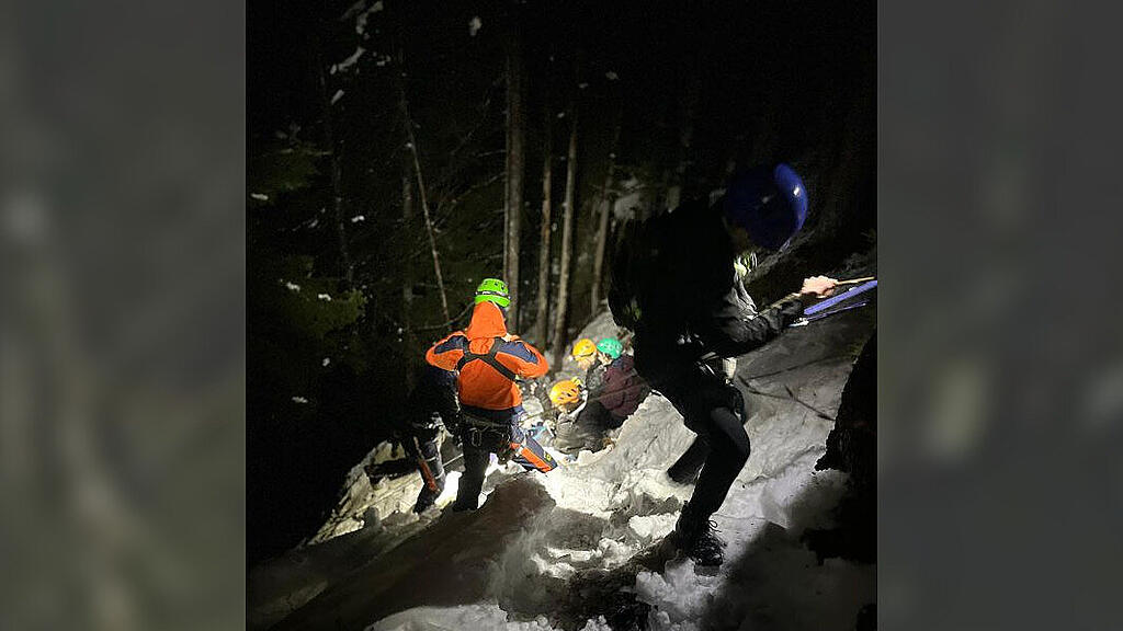 Familie in Strobl aus Postalm-Klettersteig gerettet