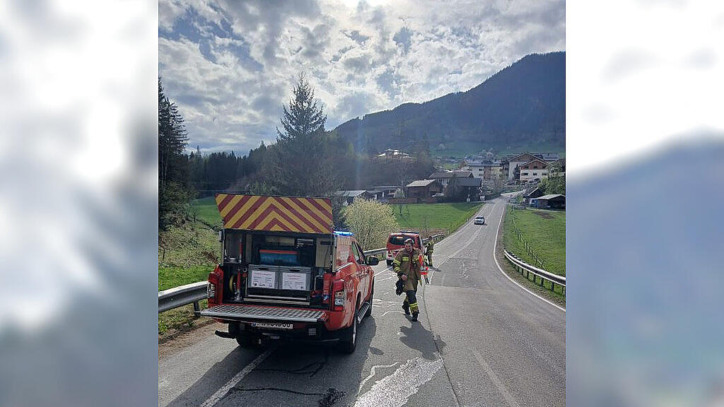 Ölspur bei Kläranlage in Goldegg