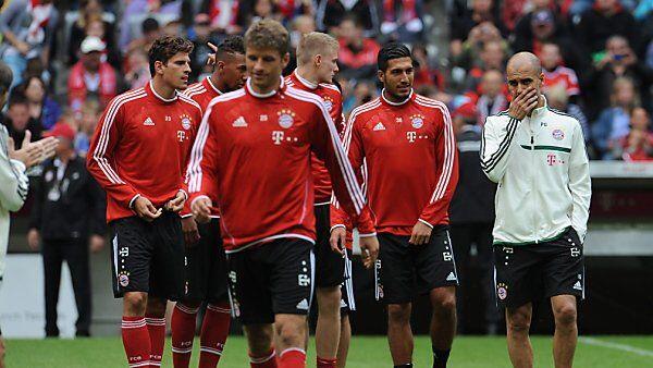 Guardiola übernahm das Kommando am Platz