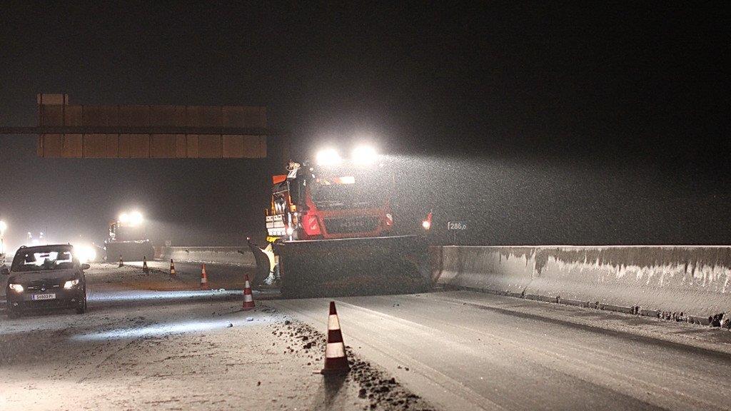 Rodungsarbeiten an der A1