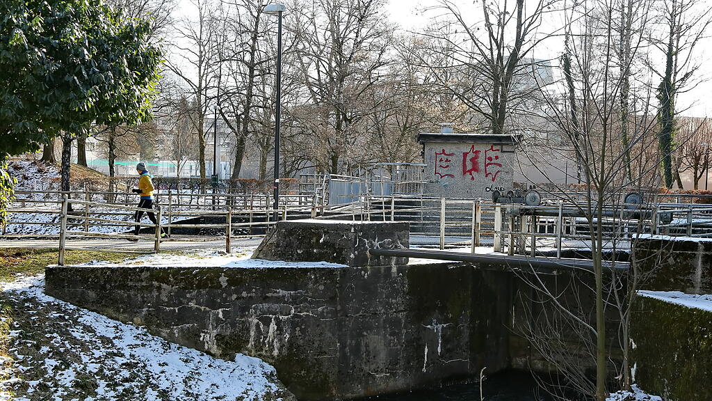 Bauarbeiten an der Glan