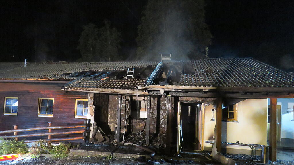 Brand Hütte Werfenweng