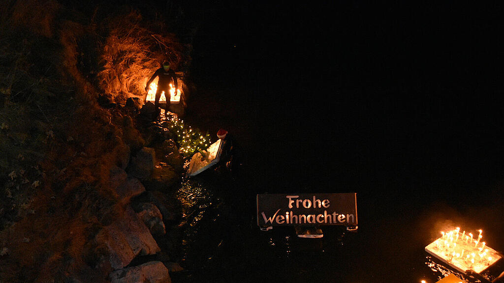 Christbaumschwimmen Wasserrettung Niedernsill