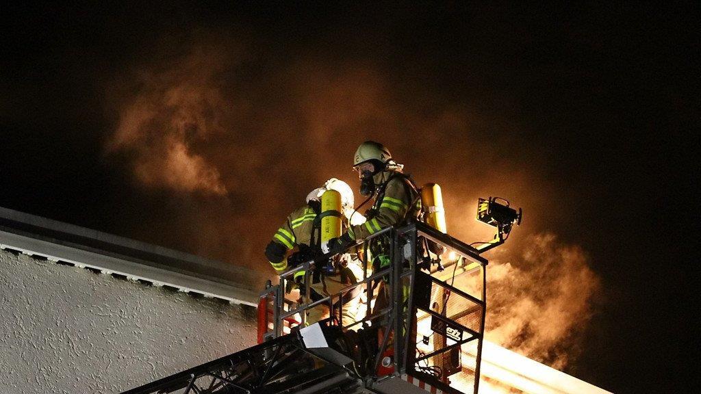 Brand bei Salzburg Schokolade in Grödig, I