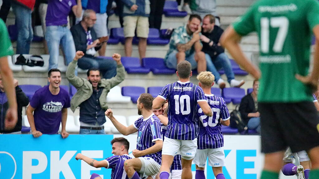 Austria Salzburg, Wals-Grünau, Jubel
