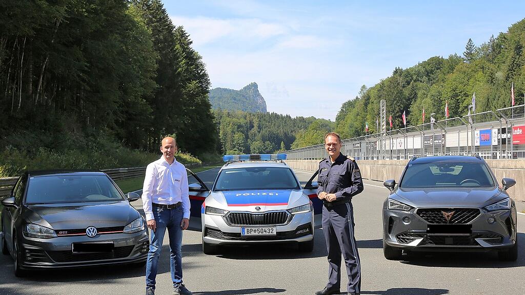 Polizei trainiert am Salzburgring