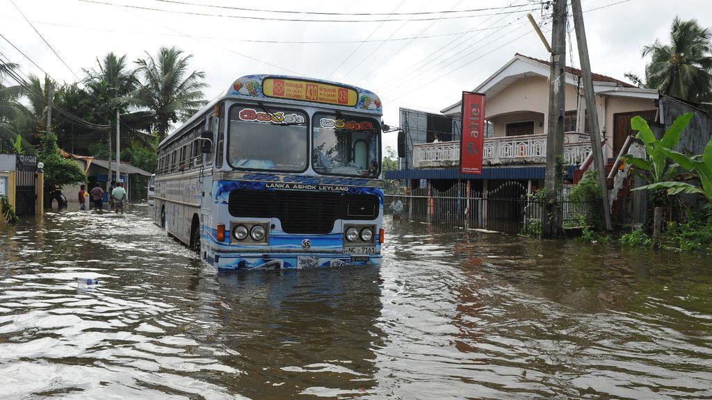 Große Zerstörung in Sri Lanka