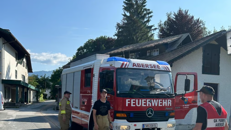 Ölspur hält Feuerwehr in St. Gilgen auf Trab auf Trab