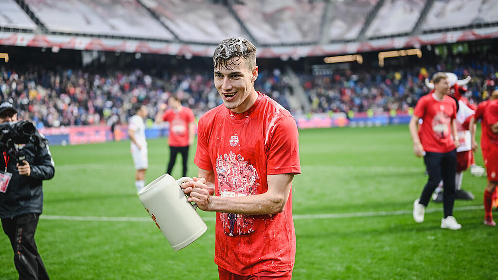 Red Bull Salzburg, Austria Wien, Feier