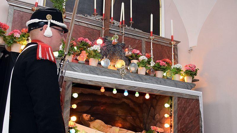 Traditionelle Grabwache in Grödig