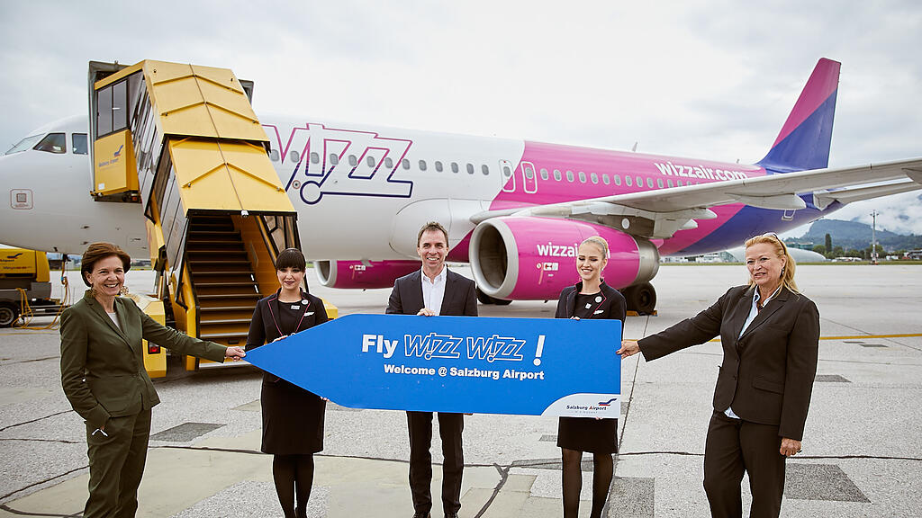 Wizz Air fliegt ab Salzburg