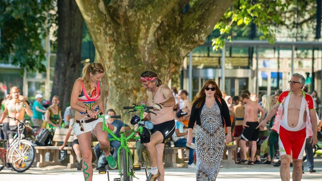 "World Naked Bike Ride" in Salzburg II