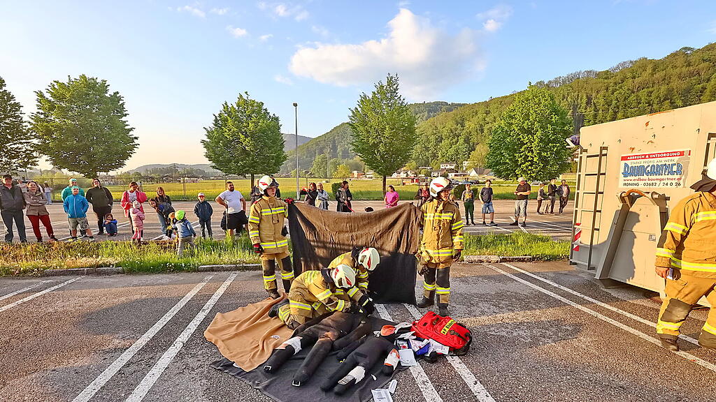 Feuerwehr-Übung in Elsbethen