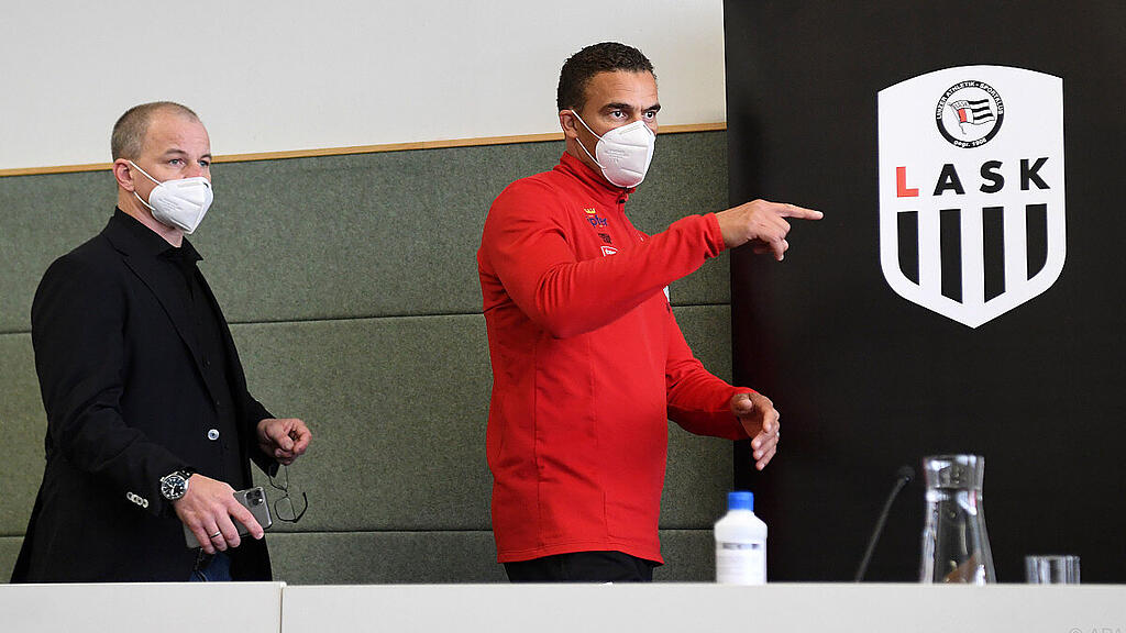 LASK-Präsident Gruber und Cheftrainer Ismael stehen in der Kritik