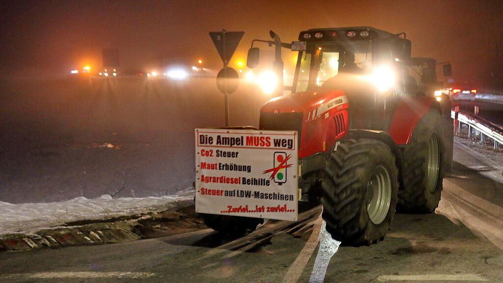 Bauernproteste, Demonstration in Bad Reichenhall