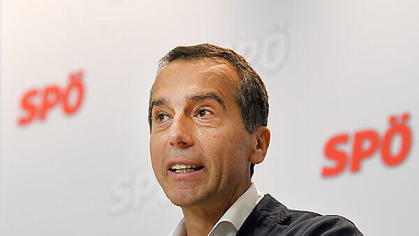 Christian Kern nimmt am Donnerstag Abschied vom Nationalrat