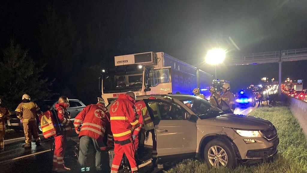 Unfall A1 Walserberg