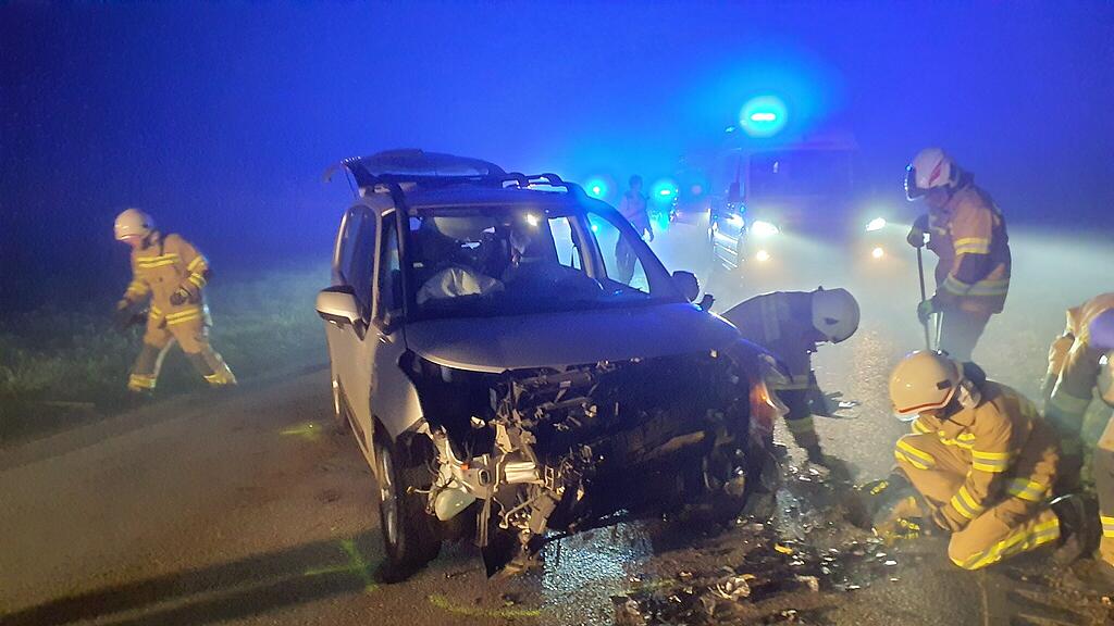 Alko-Frontalcrash in Seekirchen