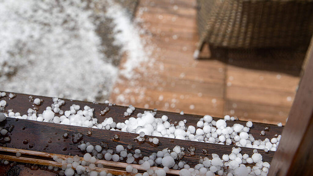 Hagel in Salzburg