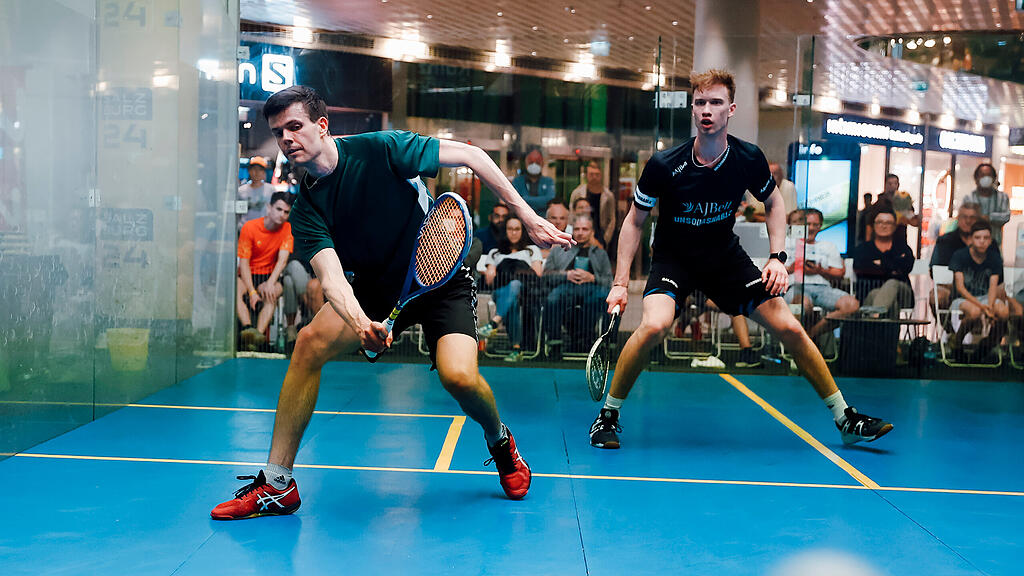 Squash im Europark: Spiele um Halbfinal-Einzug