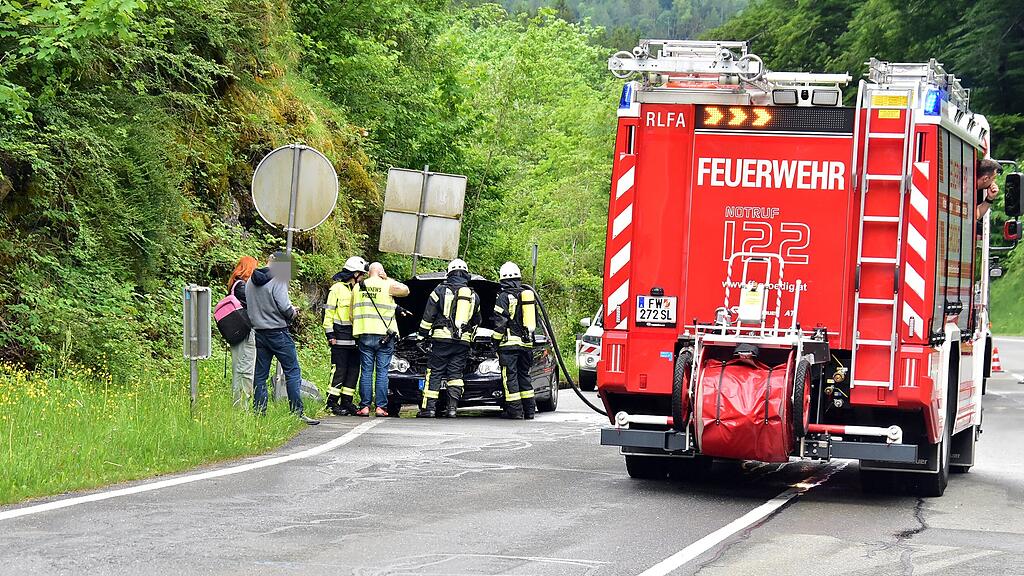 Pkw-Brand Grödig