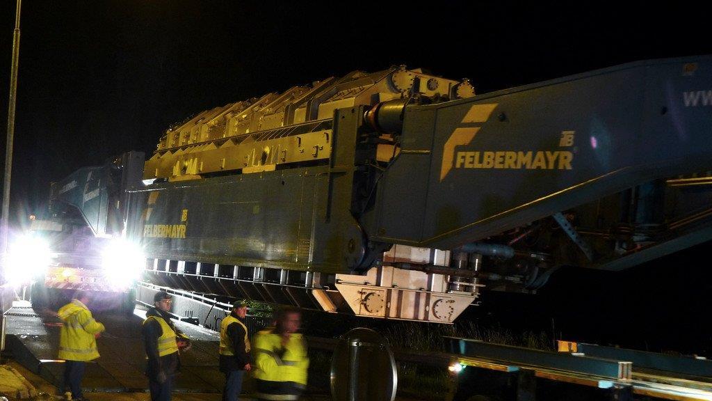 Schwertransport nach Uttendorf
