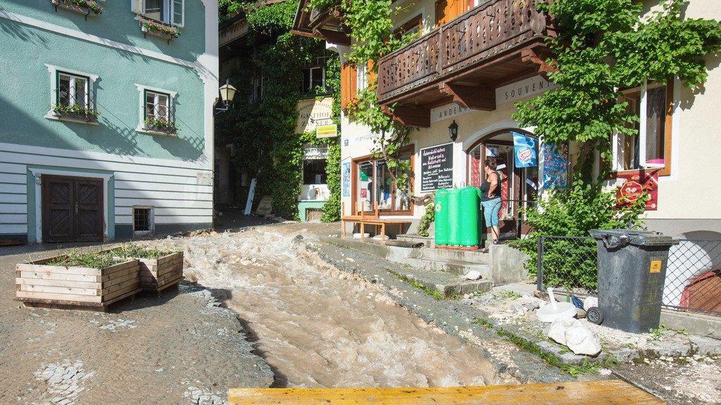 Hochwasser in Hallstatt