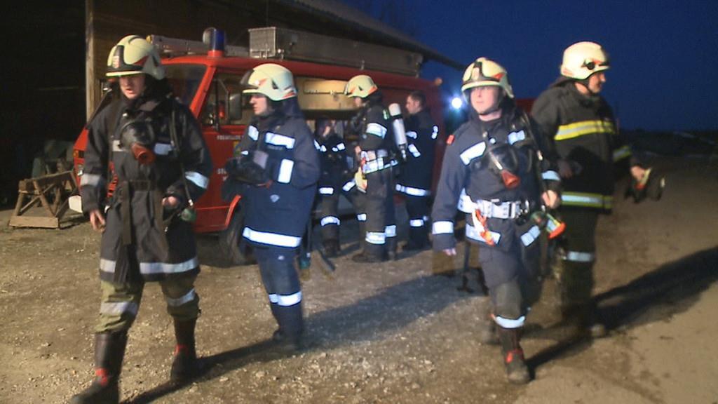 Stadelbrand in Mettmach