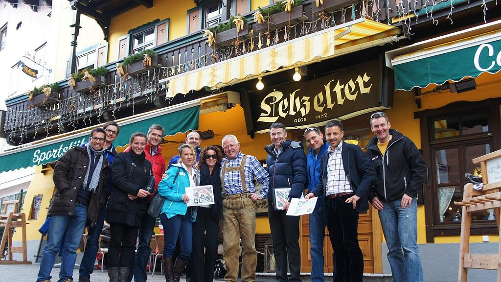 Vertreter von Zell am See-Kaprun mit der IRONMAN WM-Delegation.