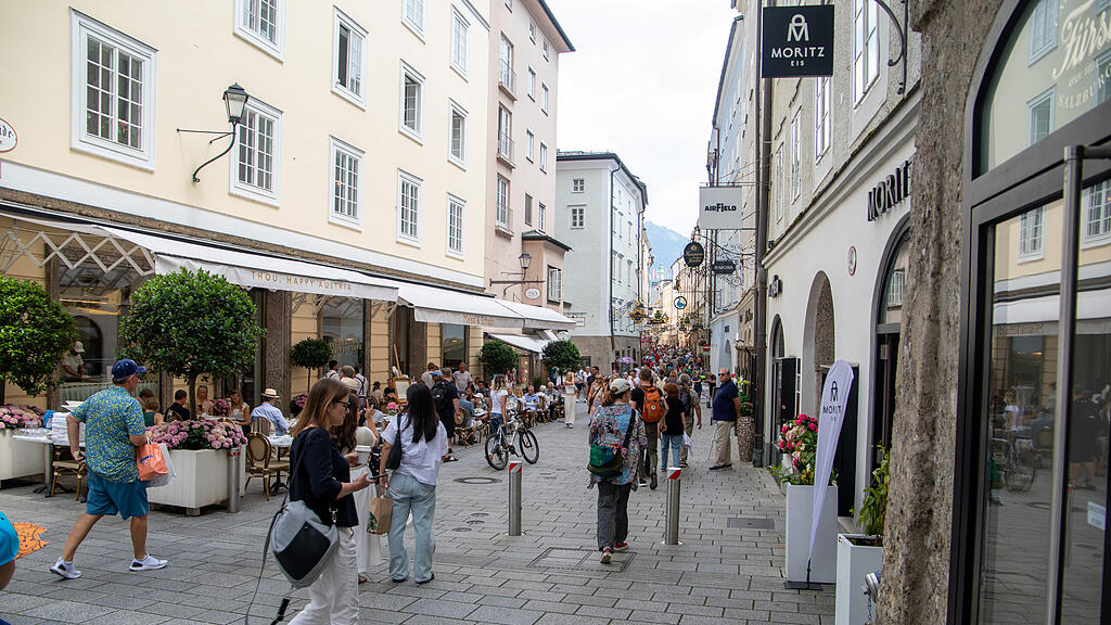 Tourist:innen-Ansturm in Salzburger Altstadt