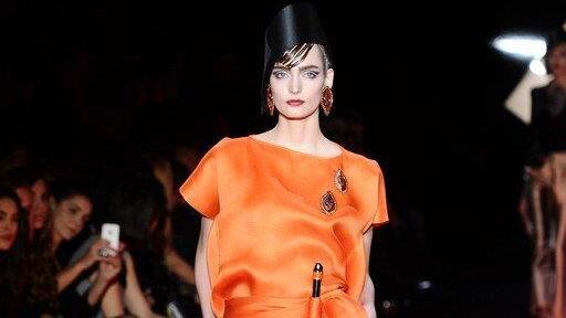 Pariser Haute Couture: Giorgio Armani Frühjahr/ Sommer 2013