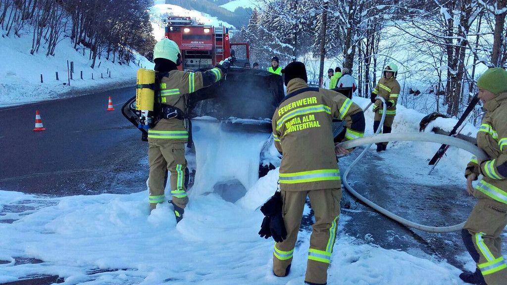 Pkw-Brand in Maria Alm