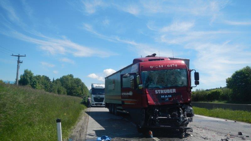Lkw-Crash auf A1