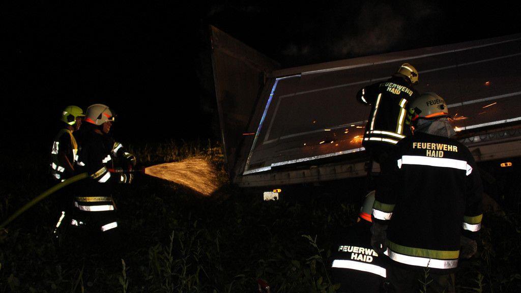 Verkehrsunfall Lkw Perg