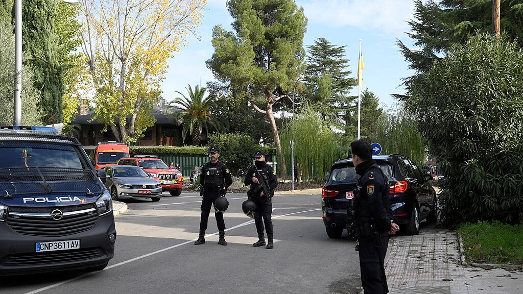 Briefbombe ukrainische Botschaft Madrid