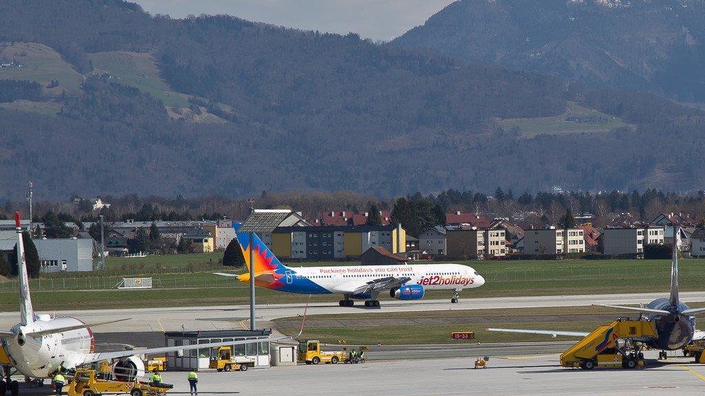 Wintercharterfinale am Salzburger Flughafen