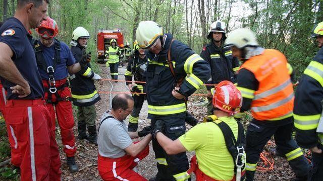 Böschungsbrand in Traunfall