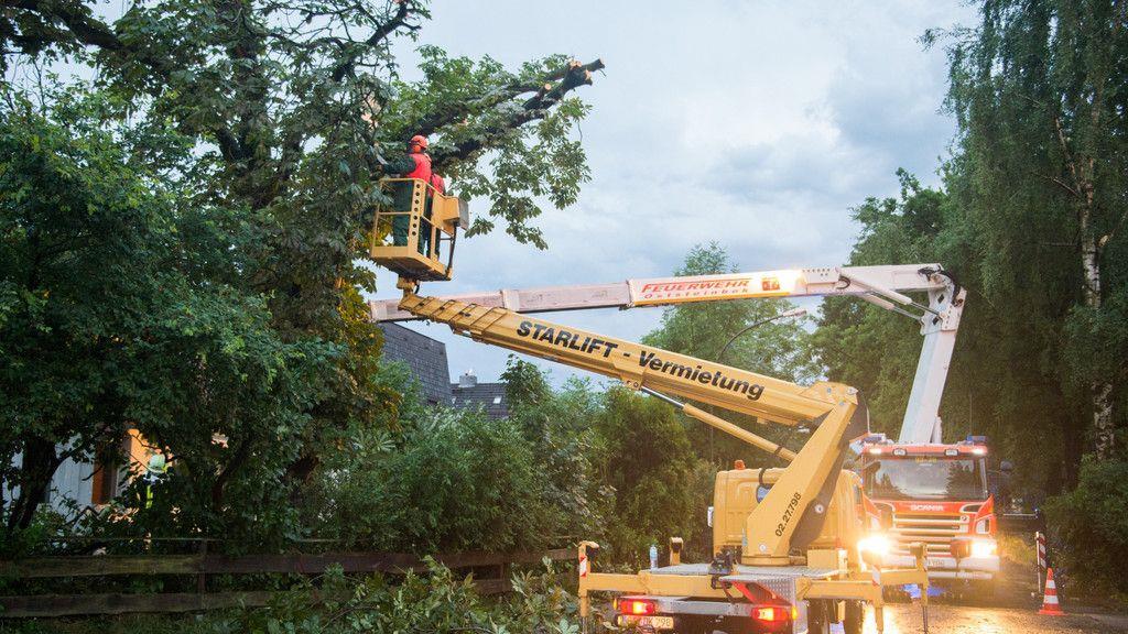 Schwere Unwetter über Deutschland