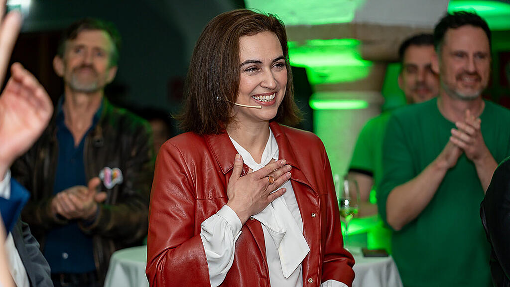 Die Gru\u0308nen - Wahlkampf-Abtakt der Bu\u0308rgerliste