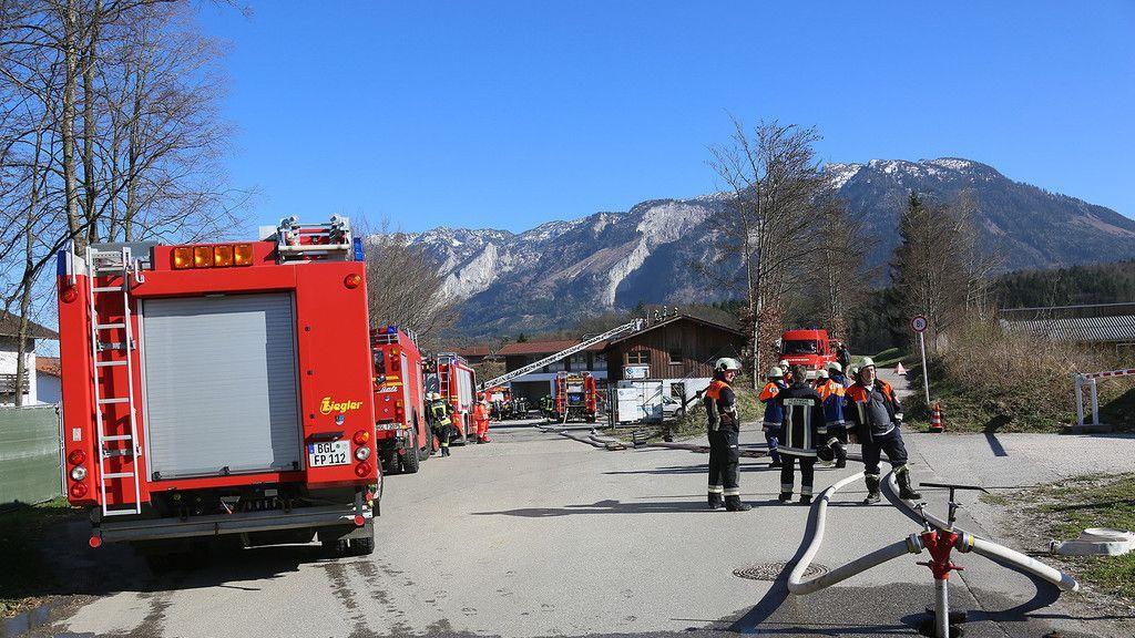 Dachstuhlbrand in Bad Reichenhall