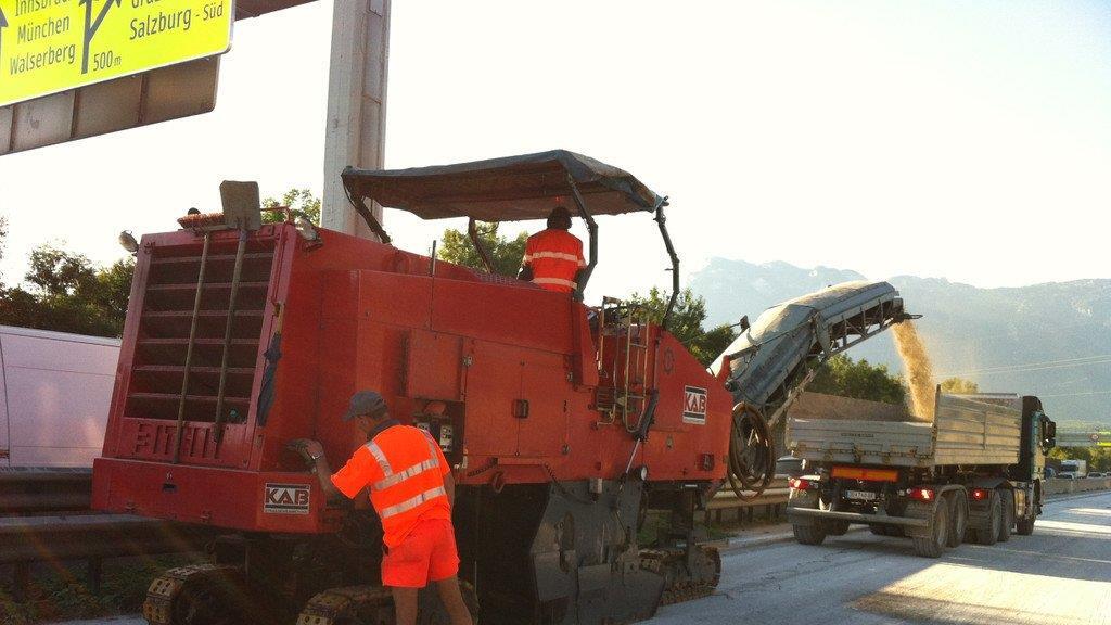 Arbeiten auf der A1
