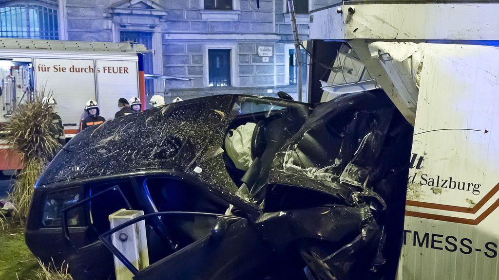 Rudolfsplatz: Alko-Lenker rast in Container
