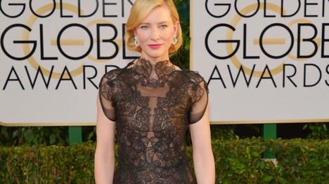 Farbenfrohe Kleider bei den 71. Golden Globes
