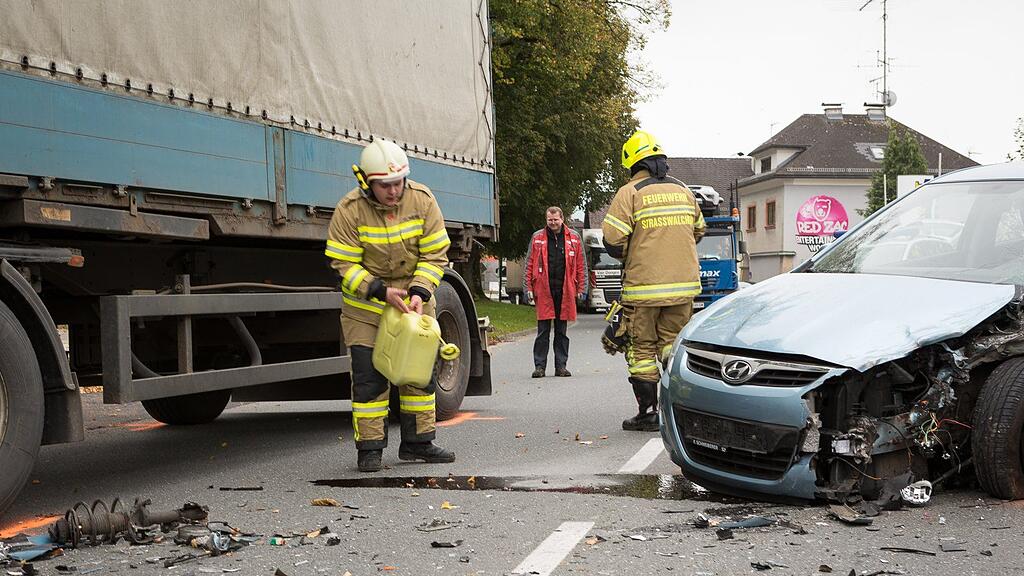 Bei dem Unfall entstand hoher Sachschaden.