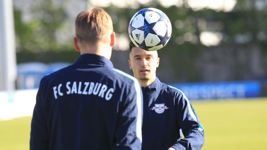 Training und Entspannung vor Youth-Legaue-Finale