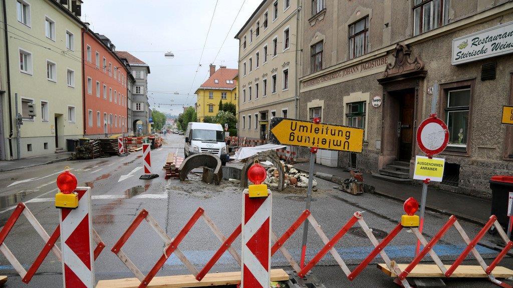 Arbeiten in der Haunspergstraße