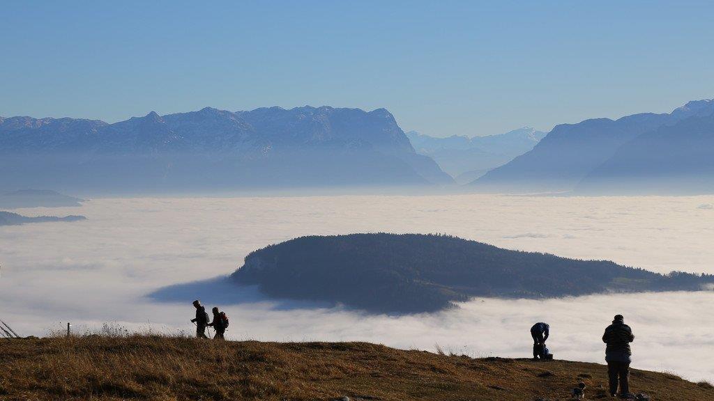 Sonne tanken am Gaisberg