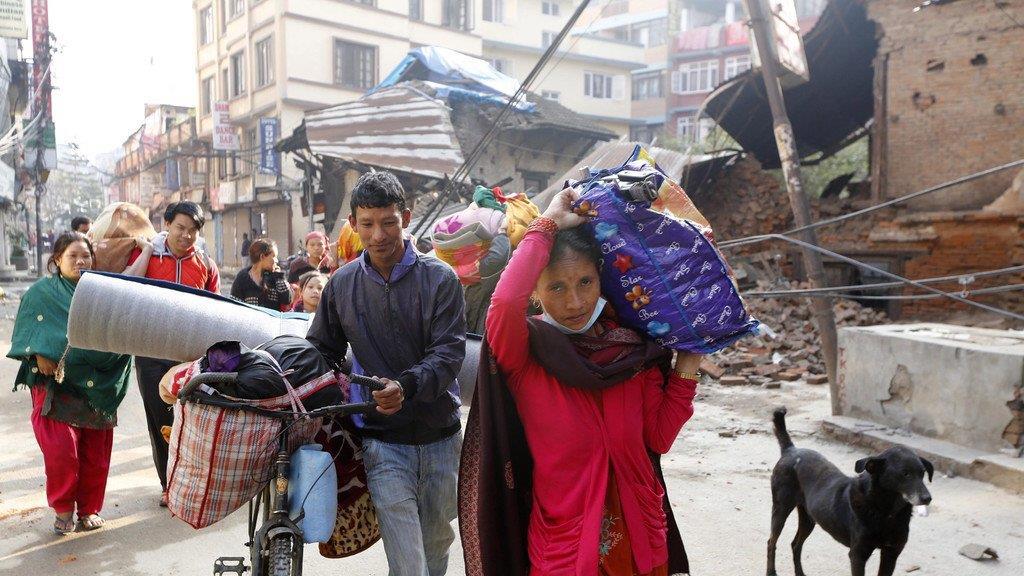 Hilfe nach Erdbeben in Nepal